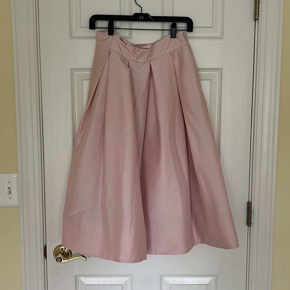 Stunning pale pink lined ballerina skirt - size 6 - White House Black Market